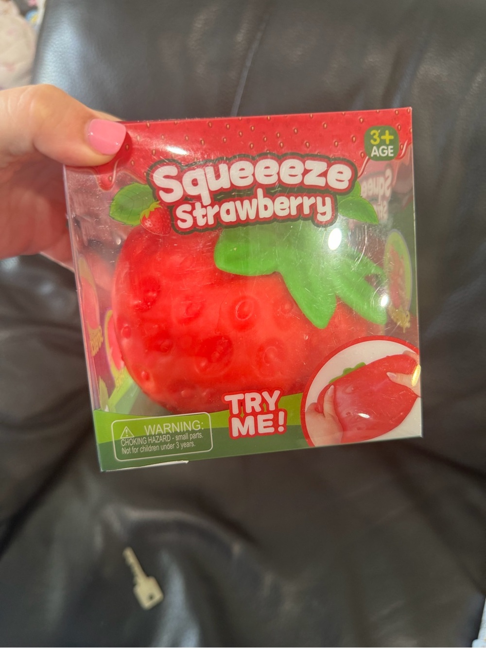 Squishy Toy - Red strawberry